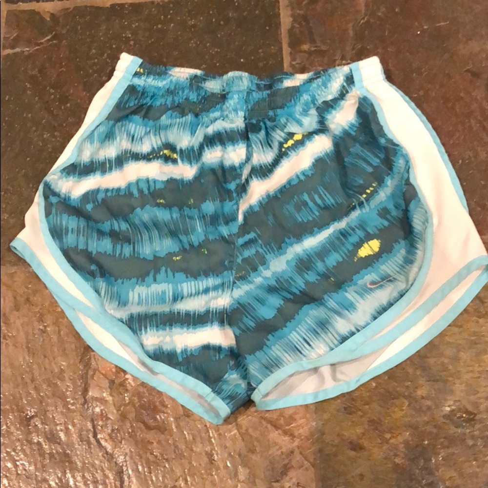 blue nike shorts